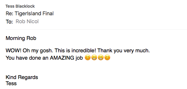 Mac Artist NZ testimonial